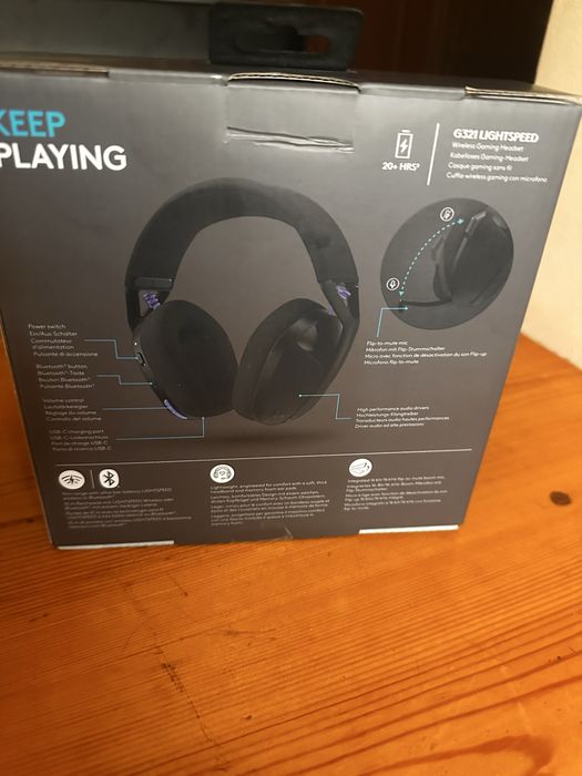 Наушники Logitech g321, использовались два дня
