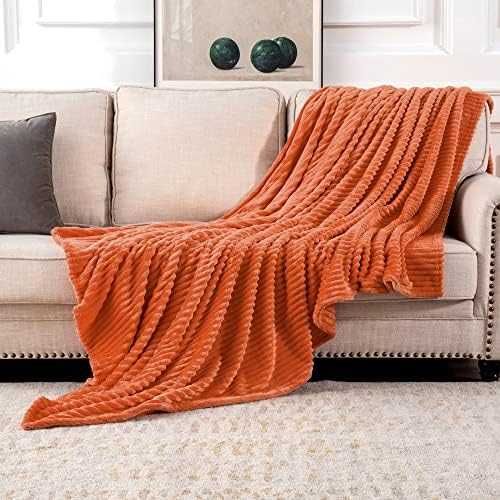 MIULEE пухкаво одеяло 150x200см Orange Red