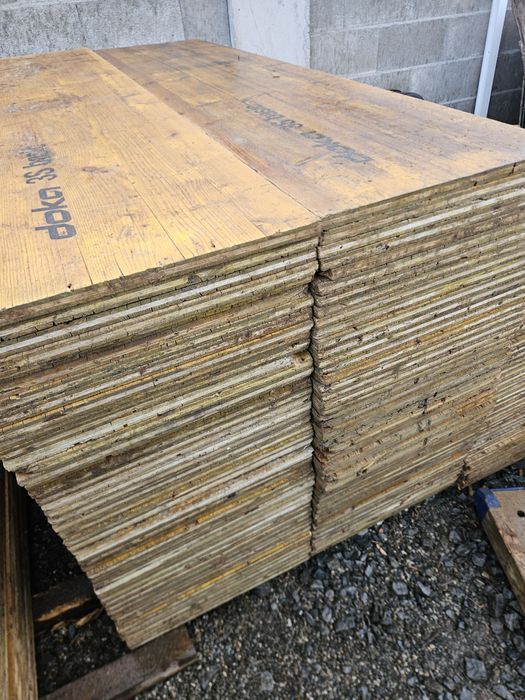 Panouri doka cofraje lemn beton 21mm  2.5m și 2m