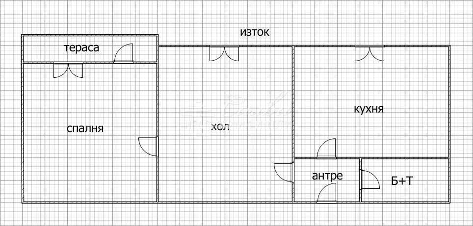 Двустаен ТУХЛЕН апартамент - кв.Херсон