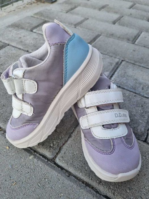 D.D.Step pantofi fete sport marimea 25 - Gri cu coronita