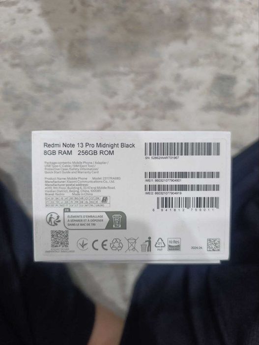 Redmi Note 13 Pro 8/256 GB (Holati Ideal)
