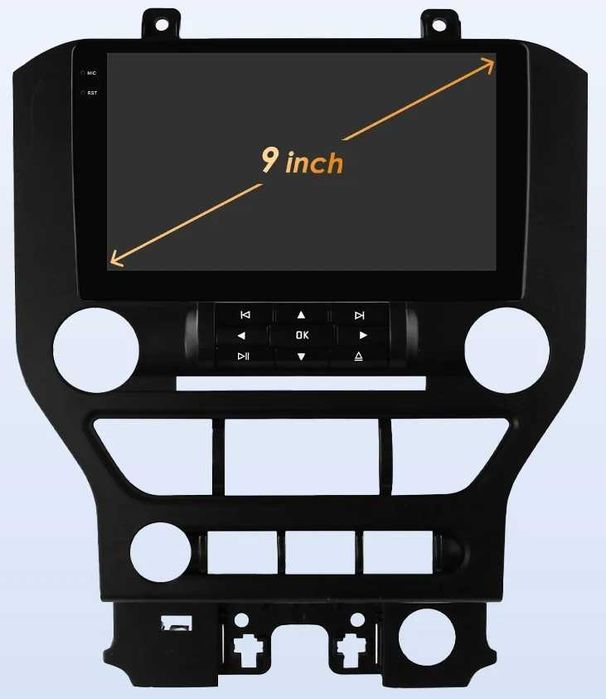 Мултимедия 9″ Android 14 за FORD MUSTANG VI CARPLAY навигация RDS DSP GPS