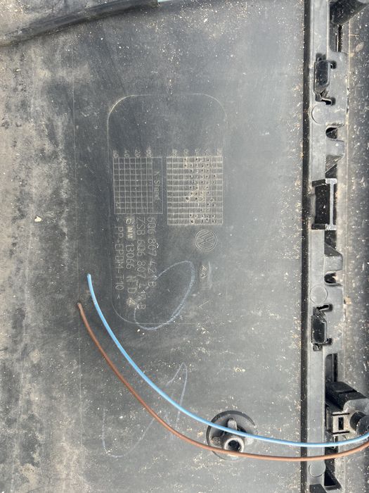 Задний бампер на фольцваген поло