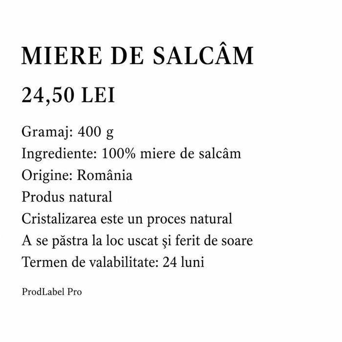 Aplicație simplă, intuitiva pentru printat etichete