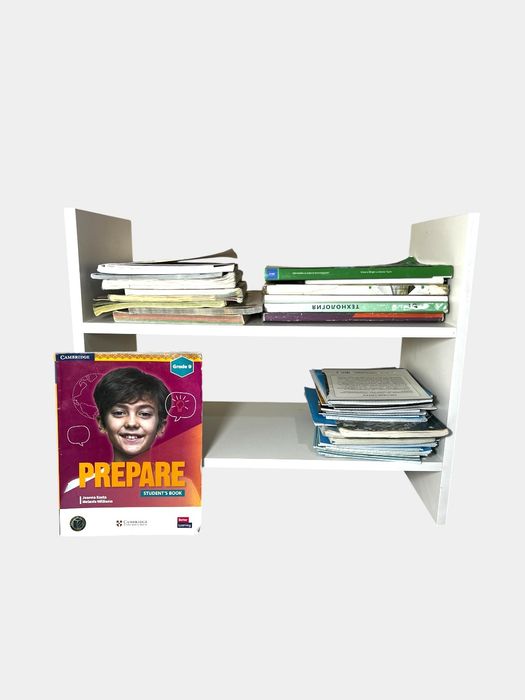 2 qavatli kitob javoni | Mustahkam va qulay |  bolalar uchun javon