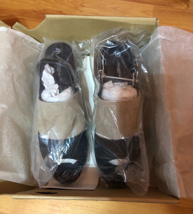 Sandale negre marime 40 sandale noi 40 sandale toc patrat