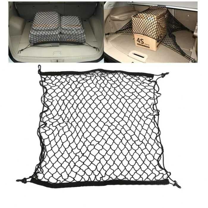 Универсална еластична мрежа за багажник с куки - 80х80 см, 110х60 см, 150х60 см