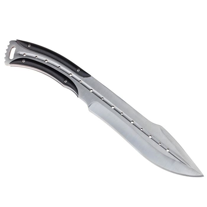 Cutit vanatoareComando Friend, 33 cm, otel, teaca piele inclusa