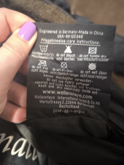 Parka dama iarna Wellensteyn Zermatt original,bleumarin -XS (36)