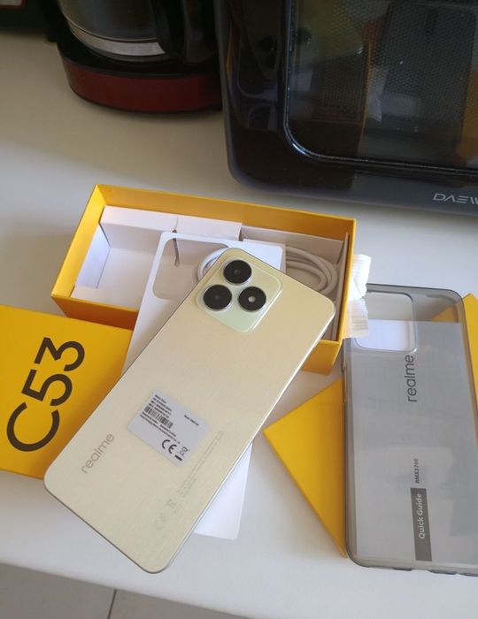 Vânt telefon Realme C 53,nou nouț la cutie produs de calitate superioa