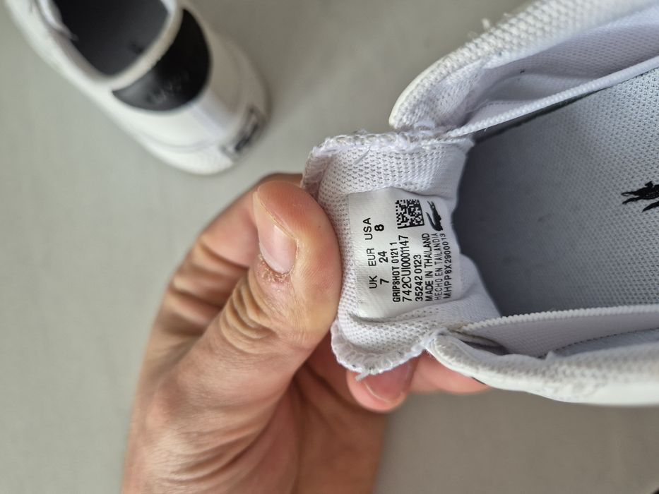 Adidasi Lacoste copii