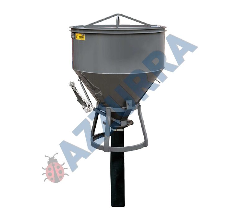 Bena beton cu furtun 500, 1000, 1500 si 2000 litri BUTTI