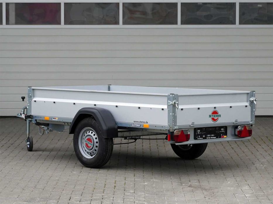 REMORCA AUTO 750 Kg- 1300 kg/200(250)*110(128)*34cm, CU SISTEM FRANARE