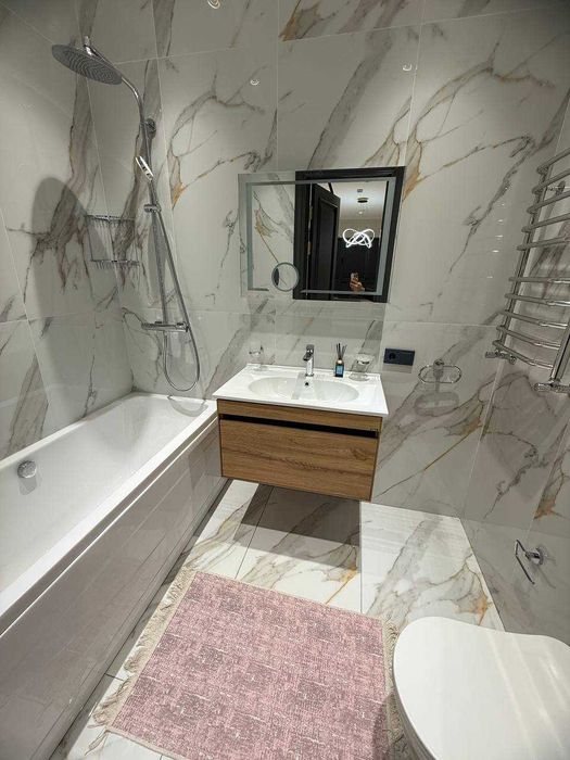 Akay City 4 комнатная на 24 этаже, Люксовый ремонт под ключ