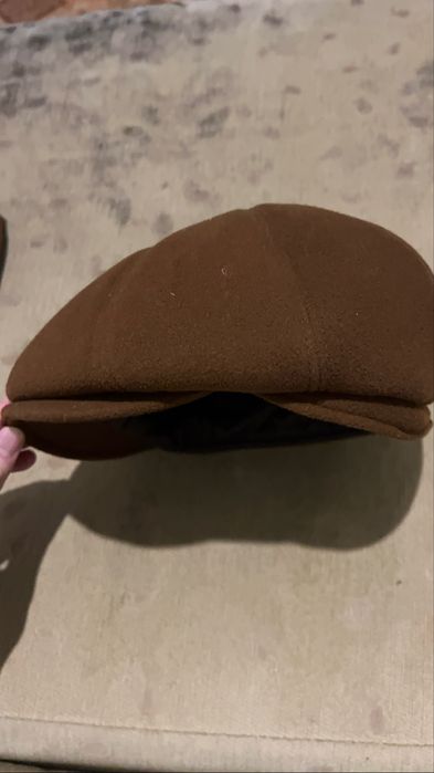 Козырьок шапка-кепка, коричневый