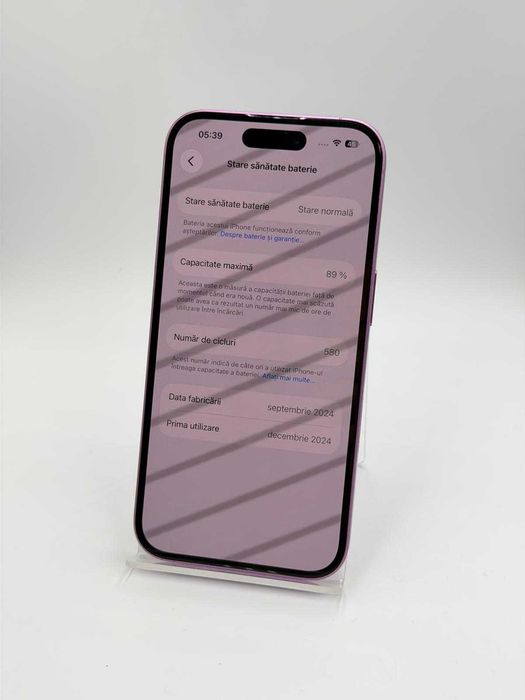 Iphone 16 128 GB 89% bat Factura / Garantie #54792