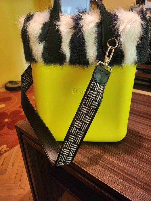 Нова жълта чанта O bag пълен комплект