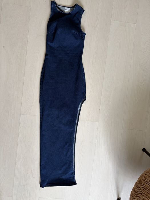 Rochie lunga  din blugi Bershka cropped- xs