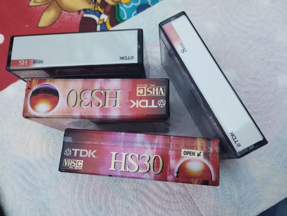 Casete video TDK hs30 și hs90