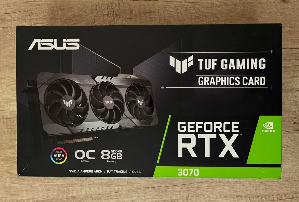 Видеокарта ASUS TUF Gaming GeForce RTX 3070 OC Edition 8GB