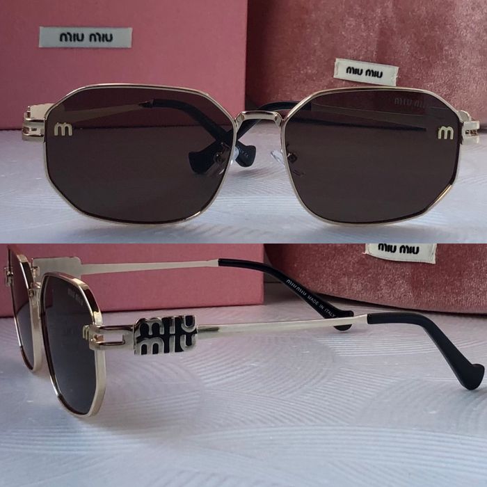 Дамски слънчеви очила осмоъгълни 2025 4 цвята нерни кафяви розиви