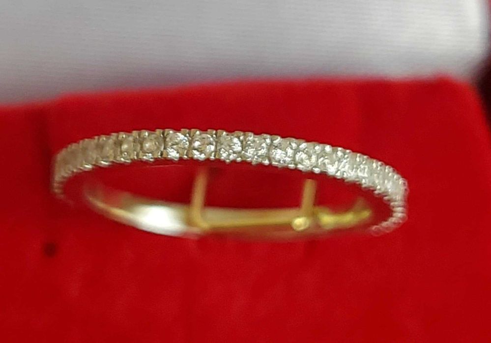 AG88, inel argint 925,tenis, zirconiu alb, nou/marcat