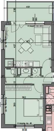 Двустаен апартамент в ж.к. Хаджи Димитър
