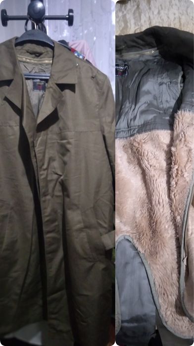 Шлифер военен с подплата. Размер  L