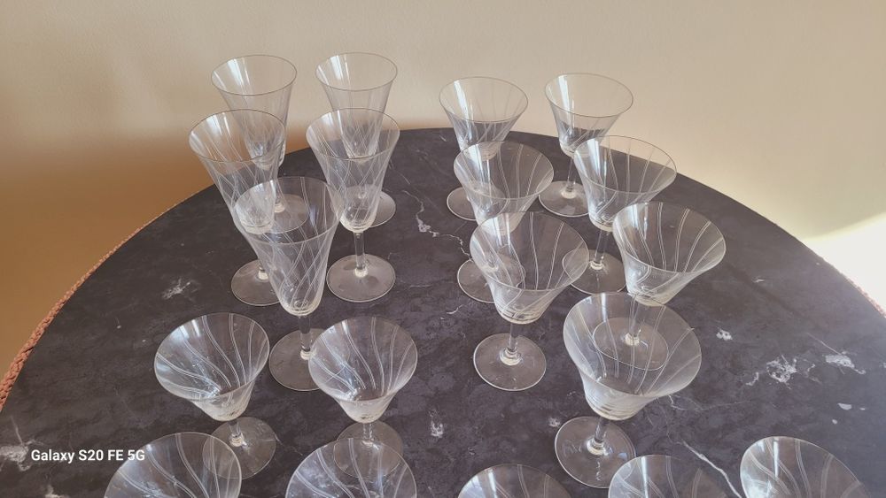 Висококачествени френски кристални чаши Cristal D'arques