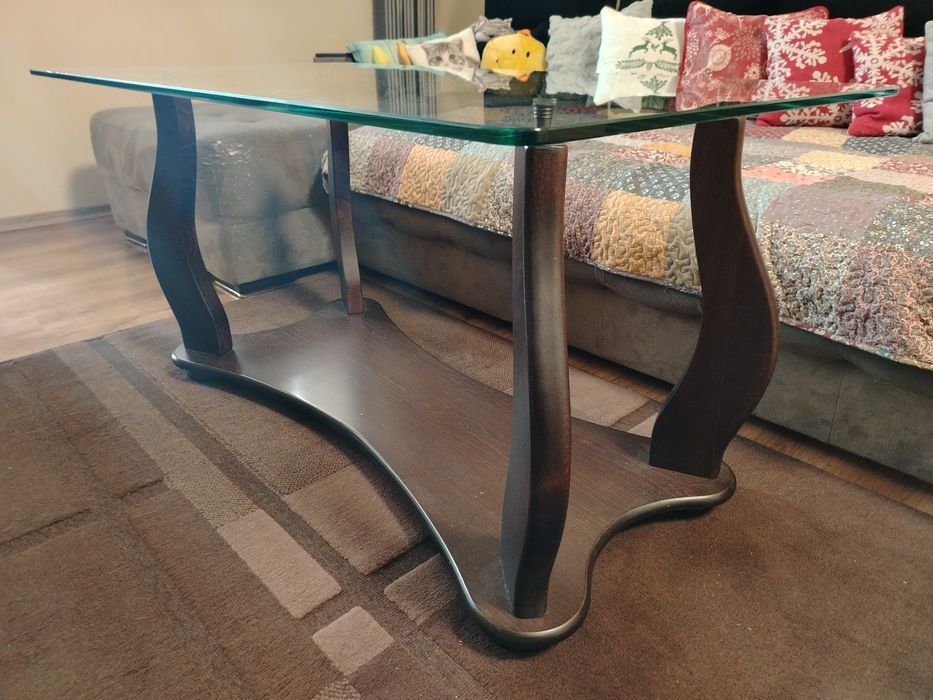 Холна маса, плот от закалено стъкло