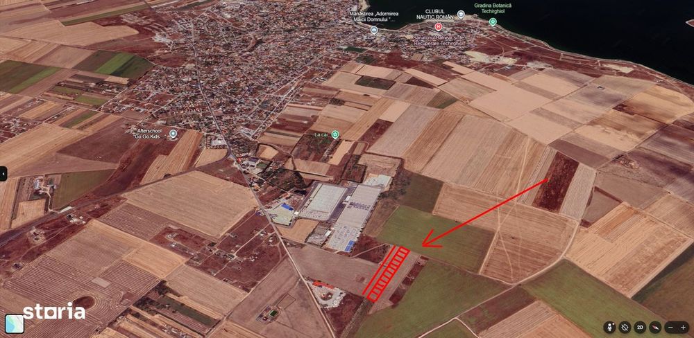 Teren Techirghiol 420mp intravilan zona depozit Dedeman