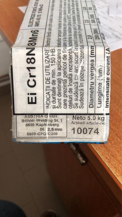 Anunț de vânzare – Electrozi De Fonta