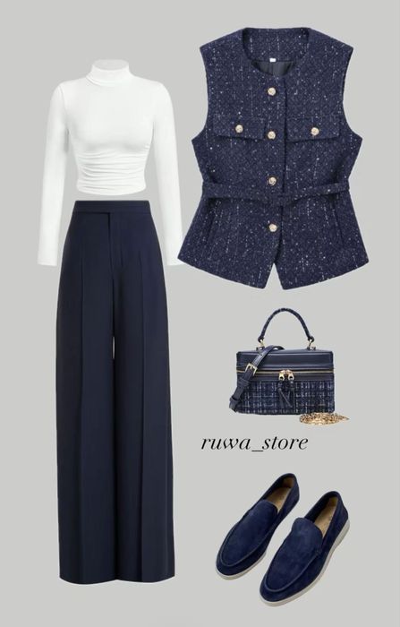 Твидовый жилет Zara