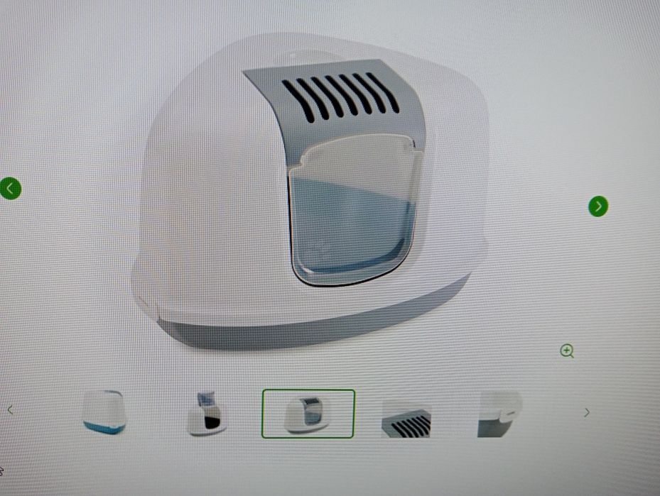 Litiera pisica triunghiulara