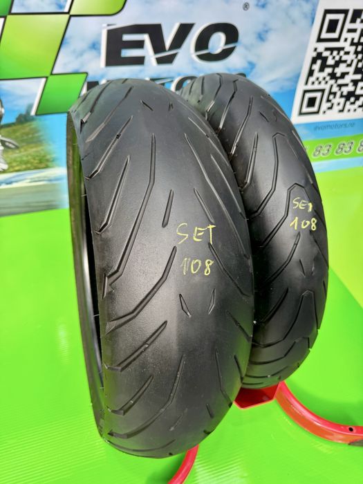 Set Anvelope Moto 120 70 17 si 180 55 17 Pirelli Angel ST 2022 Set108
