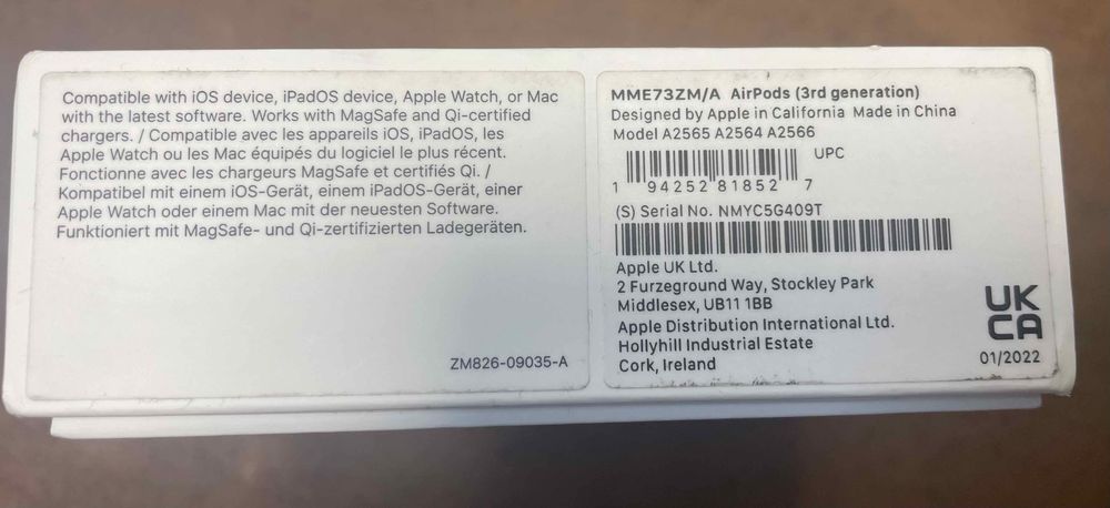 Слушалки Airpord 3gen