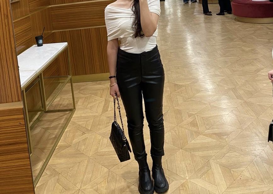 Кожаные  брюки