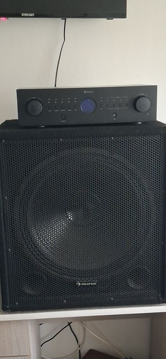 Boxe auna pro cube 2.1  cu subwoofer de 1600w