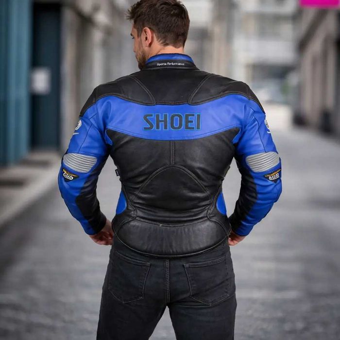 Shoei Мъжко кожено мото яке | S | Отлично състояние