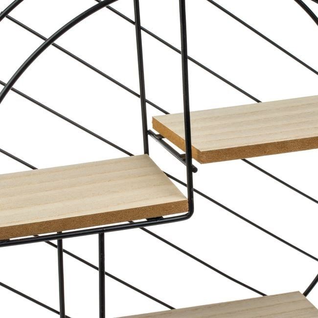 Кръгла стенна етажерка 30см