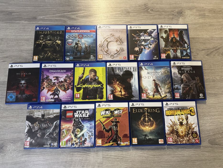 Игры ps5 / ps4 в отличном состоянии