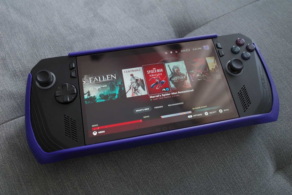 Asus Rog Ally X + Protector + Case