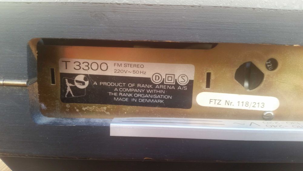 Amplituner Rank Arena T-3300 an 1972
