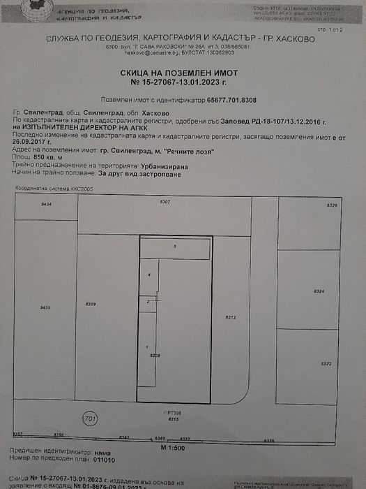 Имот  с жилищна сграда