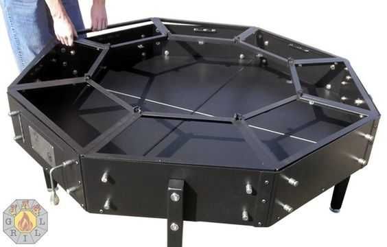 Дачный стол - мангал для эксклюзивной пищи.Mamlakat stoli - barbekyu.