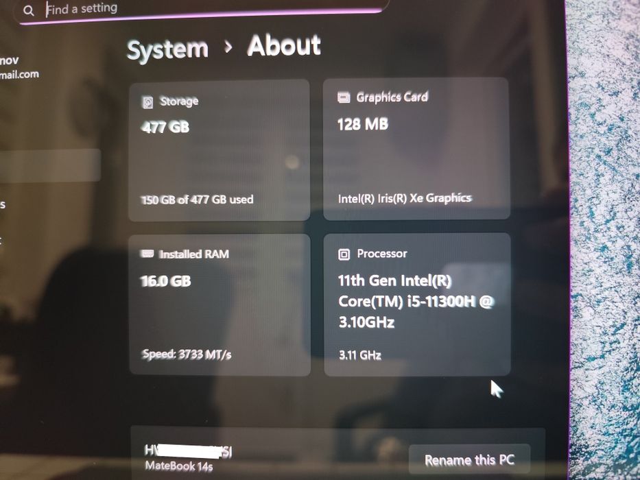 Huawei Mate book 14s