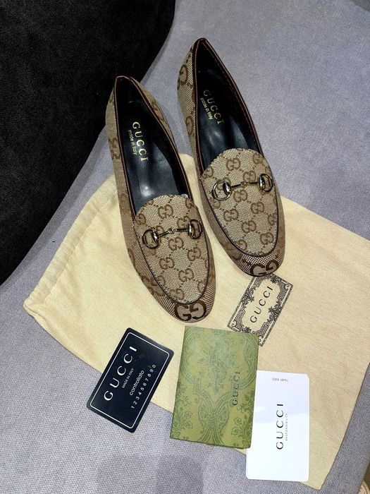 гучи gucci обувки равни мокасини еспадрили пантофки бежови кафяви топ