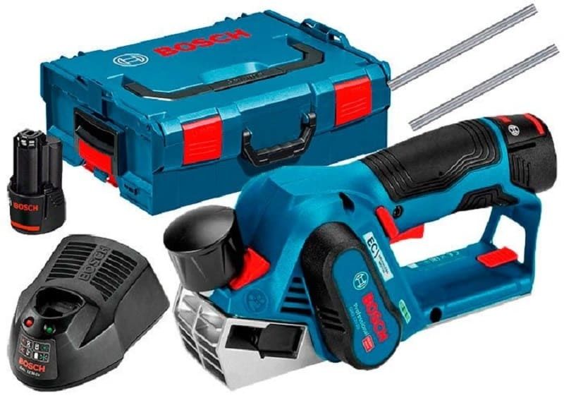 Аккумуляторный рубанок Bosch GHO 12V-20 pto + 2х3,0 AH.