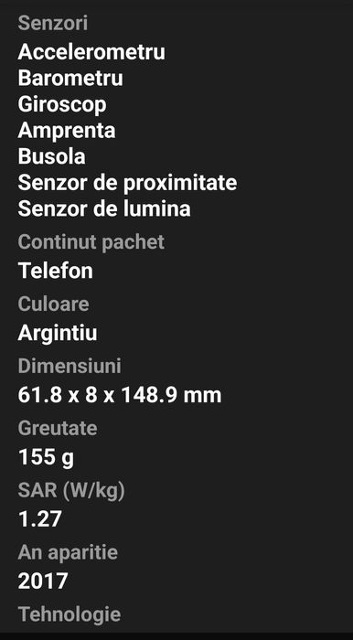 Telefon mobil Samsung Galaxy S8, 64GB, 4G, Arctic silver